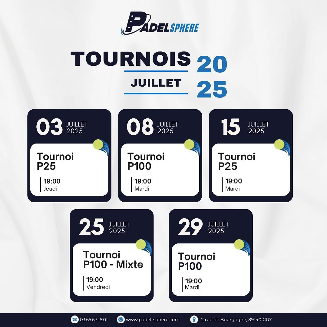 Tournoi de padel